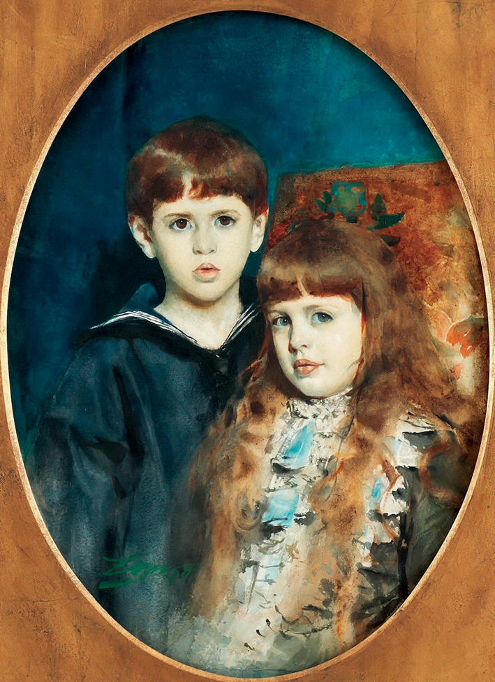  安德斯·莱奥纳德·佐恩 Anders Leonard Zorn —— 兄妹